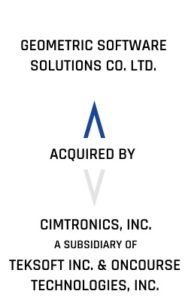 Geometric Software Solutions Co. Ltd. Acquired By Cimtronics, Inc., a subsidiary of TekSoft Inc. and OnCourse Technologies, Inc.