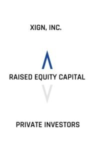 XIGN, Inc. Raised Equity Capital Private Investors