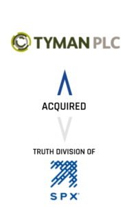 Tyman PLC Acquired Truth Division of SPX Corporation