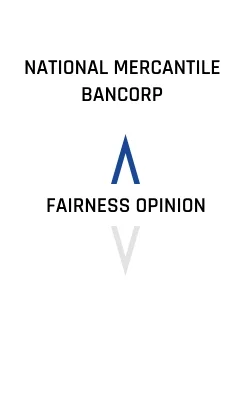National Mercantile Bancorp Fairness Opinion
